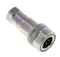 Acier Coupleur hydraulique DN 6.3 Embout G 1/4 pouce filetage femelle ISO 7241-1 B D 14.2mm