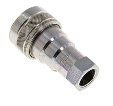Acier DN 10 Coupleur hydraulique femelle G 3/8 pouce Filets femelles ISO 7241-1 B D 19.1mm