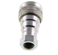 Acier DN 10 Coupleur hydraulique femelle G 3/8 pouce Filets femelles ISO 7241-1 B D 19.1mm