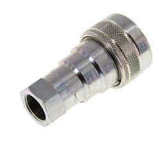 Acier DN 10 Coupleur hydraulique femelle G 3/8 pouce Filets femelles ISO 7241-1 B D 19.1mm