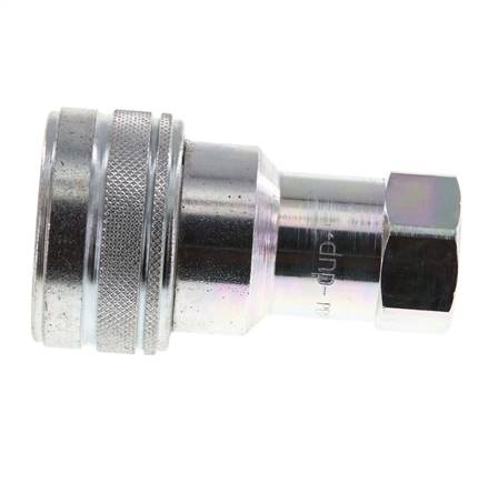 Acier Coupleur hydraulique DN 12.5 Embout G 1/2 pouce filetage femelle ISO 7241-1 B D 23.5mm