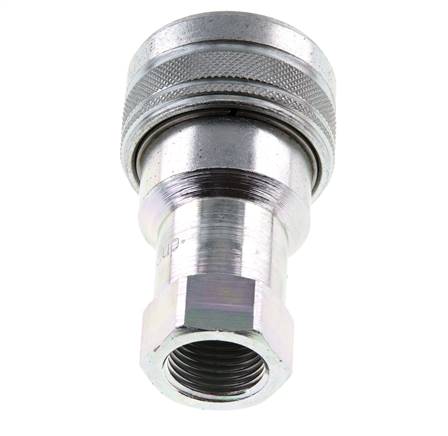 Acier Coupleur hydraulique DN 12.5 Embout G 1/2 pouce filetage femelle ISO 7241-1 B D 23.5mm