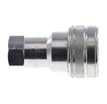 Acier Coupleur hydraulique DN 12.5 Embout G 1/2 pouce filetage femelle ISO 7241-1 B D 23.5mm