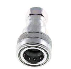Acier Coupleur hydraulique DN 12.5 Embout G 1/2 pouce filetage femelle ISO 7241-1 B D 23.5mm