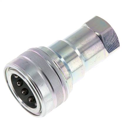 Acier Coupleur hydraulique DN 20 Embout G 3/4 pouce filetage femelle ISO 7241-1 B D 31.4mm