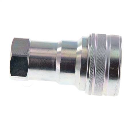 Acier Coupleur hydraulique DN 20 Embout G 3/4 pouce filetage femelle ISO 7241-1 B D 31.4mm
