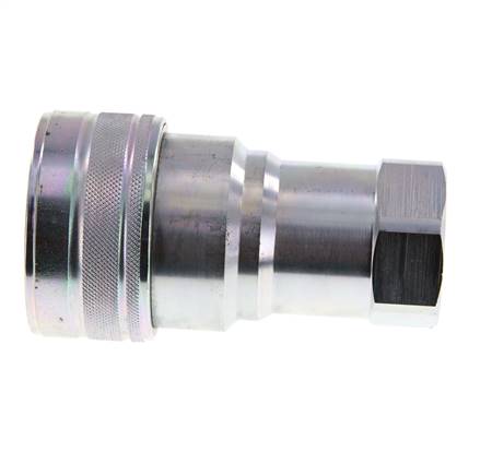 Acier Coupleur hydraulique DN 40 Embout G 1 1/2 pouce filetage femelle ISO 7241-1 B D 44.5mm