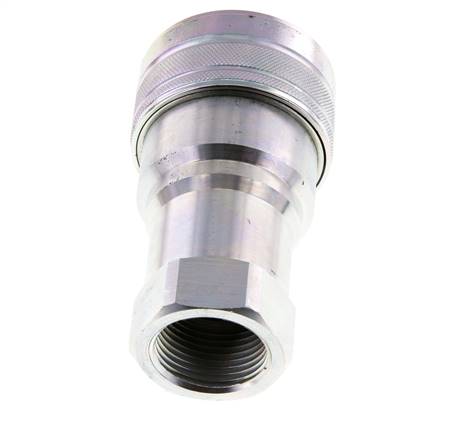 Acier Coupleur hydraulique DN 40 Embout G 1 1/2 pouce filetage femelle ISO 7241-1 B D 44.5mm