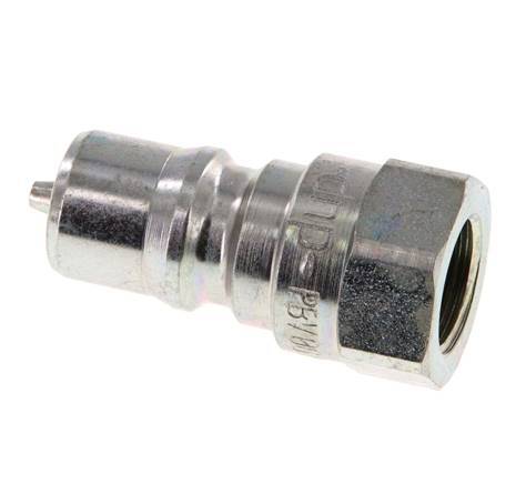 Acier DN 6.3 Coupleur hydraulique Bouchon G Filetage femelle 1/4 pouce ISO 7241-1 B D 14.2mm