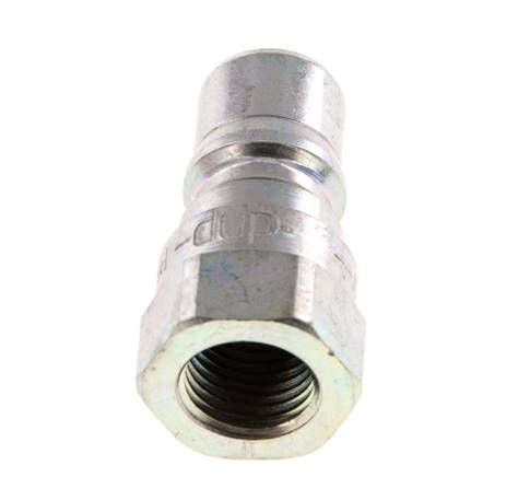 Acier DN 6.3 Coupleur hydraulique Bouchon G Filetage femelle 1/4 pouce ISO 7241-1 B D 14.2mm