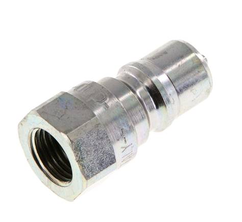 Acier DN 6.3 Coupleur hydraulique Bouchon G Filetage femelle 1/4 pouce ISO 7241-1 B D 14.2mm