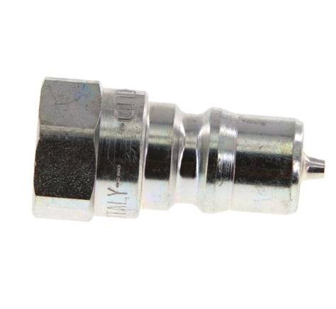 Acier DN 6.3 Coupleur hydraulique Bouchon G Filetage femelle 1/4 pouce ISO 7241-1 B D 14.2mm