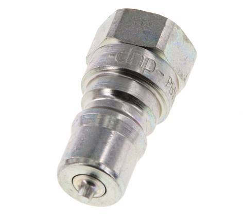 Acier DN 6.3 Coupleur hydraulique Bouchon G Filetage femelle 1/4 pouce ISO 7241-1 B D 14.2mm