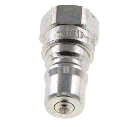 Acier DN 6.3 Coupleur hydraulique Bouchon G Filetage femelle 1/4 pouce ISO 7241-1 B D 14.2mm