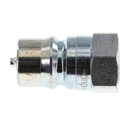 Acier DN 12.5 Coupleur hydraulique Bouchon G 1/2 pouce filetage femelle ISO 7241-1 B D 23.5mm