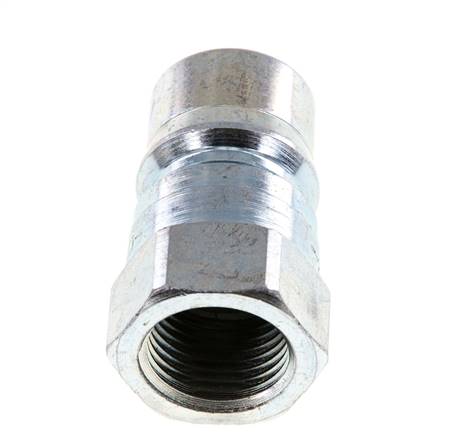 Acier DN 12.5 Coupleur hydraulique Bouchon G 1/2 pouce filetage femelle ISO 7241-1 B D 23.5mm