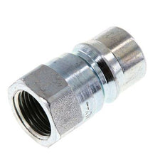 Acier DN 12.5 Coupleur hydraulique Bouchon G 1/2 pouce filetage femelle ISO 7241-1 B D 23.5mm