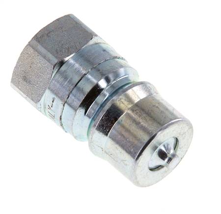 Acier DN 12.5 Coupleur hydraulique Bouchon G 1/2 pouce filetage femelle ISO 7241-1 B D 23.5mm