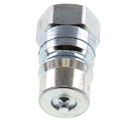 Acier DN 12.5 Coupleur hydraulique Bouchon G 1/2 pouce filetage femelle ISO 7241-1 B D 23.5mm