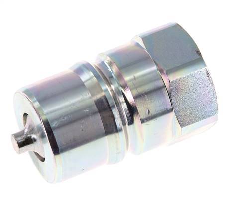 Acier DN 25 Hydraulic Coupling Plug G 1 inch Female Threads ISO 7241-1 B D 37.8mm
