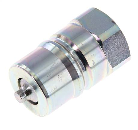 Acier DN 25 Hydraulic Coupling Plug G 1 inch Female Threads ISO 7241-1 B D 37.8mm