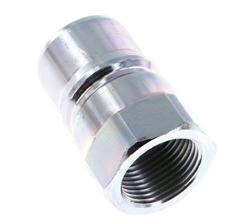 Acier DN 25 Hydraulic Coupling Plug G 1 inch Female Threads ISO 7241-1 B D 37.8mm