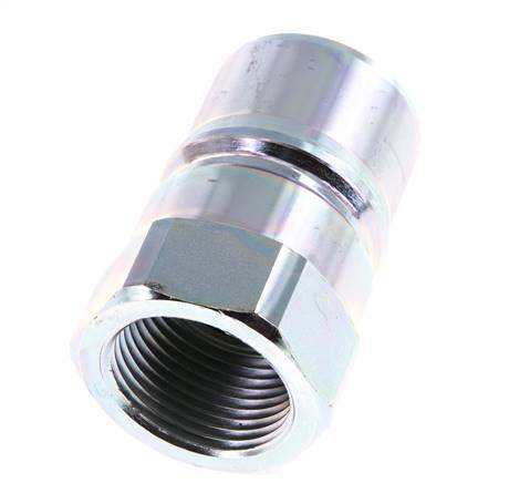 Acier DN 25 Hydraulic Coupling Plug G 1 inch Female Threads ISO 7241-1 B D 37.8mm
