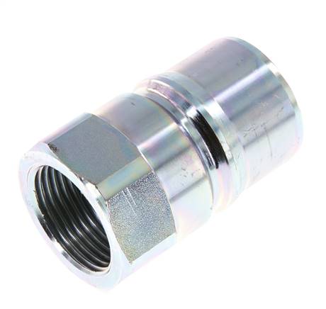 Acier DN 25 Hydraulic Coupling Plug G 1 inch Female Threads ISO 7241-1 B D 37.8mm