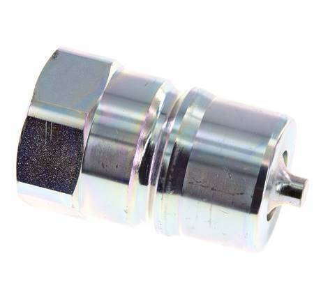 Acier DN 25 Hydraulic Coupling Plug G 1 inch Female Threads ISO 7241-1 B D 37.8mm