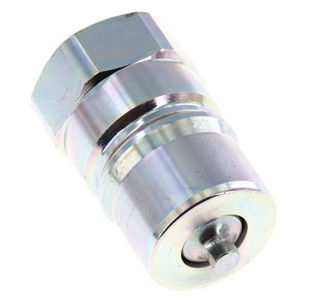 Acier DN 25 Hydraulic Coupling Plug G 1 inch Female Threads ISO 7241-1 B D 37.8mm
