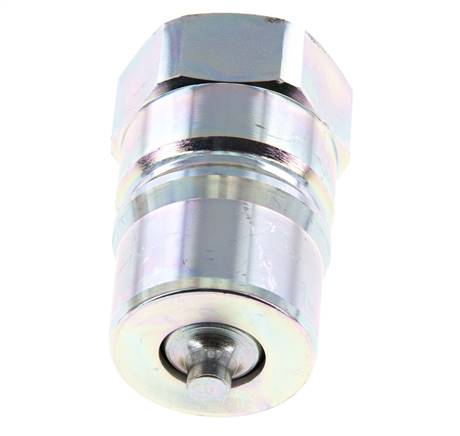 Acier DN 25 Hydraulic Coupling Plug G 1 inch Female Threads ISO 7241-1 B D 37.8mm