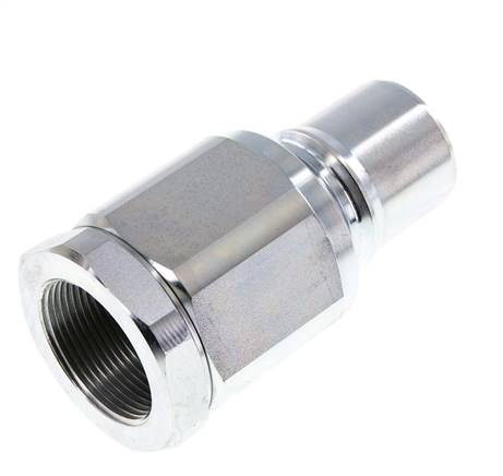 Acier DN 40 Coupleur hydraulique Bouchon G 1 1/2 pouce filetage femelle ISO 7241-1 B D 44.5mm