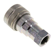 Acier DN 10 Coupleur hydraulique femelle 3/8 pouce Filets NPT ISO 7241-1 B D 19.1mm