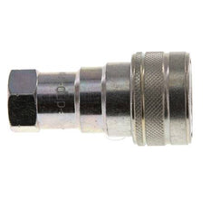 Acier DN 10 Coupleur hydraulique femelle 3/8 pouce Filets NPT ISO 7241-1 B D 19.1mm