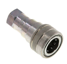 Acier DN 10 Coupleur hydraulique femelle 3/8 pouce Filets NPT ISO 7241-1 B D 19.1mm