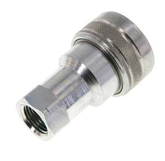 Acier DN 12.5 Coupleur hydraulique femelle 1/2 pouce filetage NPT ISO 7241-1 B D 23.5mm