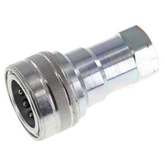 Acier DN 20 Coupleur hydraulique femelle 3/4 pouce NPT Filetage ISO 7241-1 B D 31.4mm
