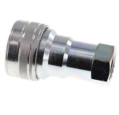 Acier DN 20 Coupleur hydraulique femelle 3/4 pouce NPT Filetage ISO 7241-1 B D 31.4mm