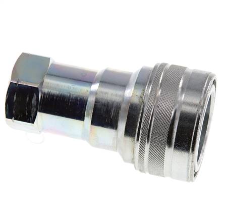 Acier DN 20 Coupleur hydraulique femelle 3/4 pouce NPT Filetage ISO 7241-1 B D 31.4mm