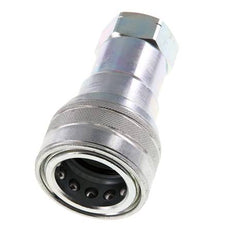 Acier DN 20 Coupleur hydraulique femelle 3/4 pouce NPT Filetage ISO 7241-1 B D 31.4mm