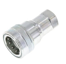Acier Coupleur hydraulique DN 25 Manchon 1 pouce filetage NPT femelle ISO 7241-1 B D 37.8mm