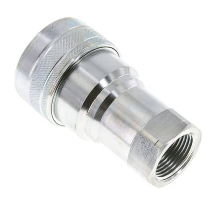 Acier Coupleur hydraulique DN 40 à douille 1 1/4 pouce filetage NPT femelle ISO 7241-1 B D 44.5mm