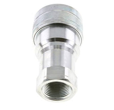 Acier Coupleur hydraulique DN 25 Manchon 1 pouce filetage NPT femelle ISO 7241-1 B D 37.8mm