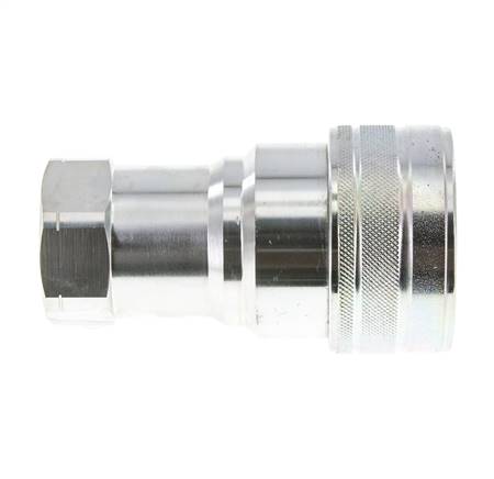Acier Coupleur hydraulique DN 25 Manchon 1 pouce filetage NPT femelle ISO 7241-1 B D 37.8mm