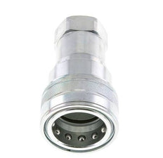 Acier Coupleur hydraulique DN 25 Manchon 1 pouce filetage NPT femelle ISO 7241-1 B D 37.8mm