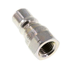 Acier DN 6.3 Coupleur hydraulique Bouchon fileté 1/4 pouce NPT femelle ISO 7241-1 B D 14.2mm