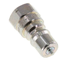 Acier DN 6.3 Coupleur hydraulique Bouchon fileté 1/4 pouce NPT femelle ISO 7241-1 B D 14.2mm