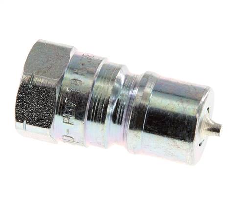 Acier DN 10 Coupleur hydraulique Bouchon 3/8 pouce filetage NPT femelle ISO 7241-1 B D 19.1mm