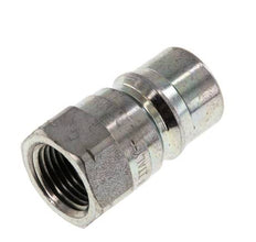 Acier DN 12.5 Coupleur hydraulique Bouchon fileté 1/2 pouce NPT femelle ISO 7241-1 B D 23.5mm