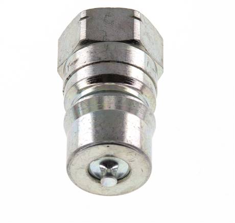 Acier DN 12.5 Coupleur hydraulique Bouchon fileté 1/2 pouce NPT femelle ISO 7241-1 B D 23.5mm